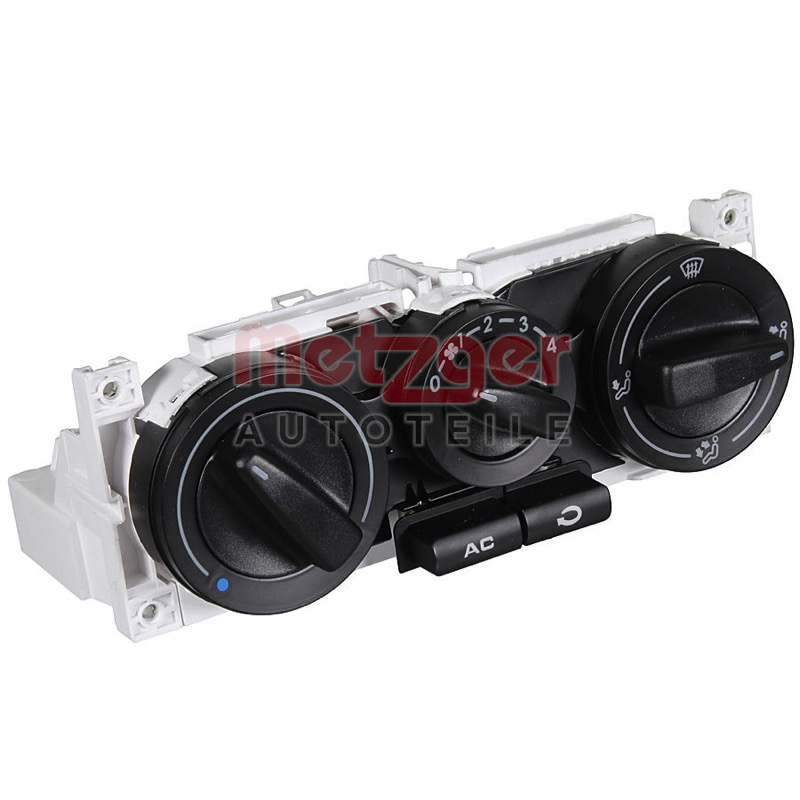 Στοιχείο χειρισμού, θέρμανση/εξαερισμός