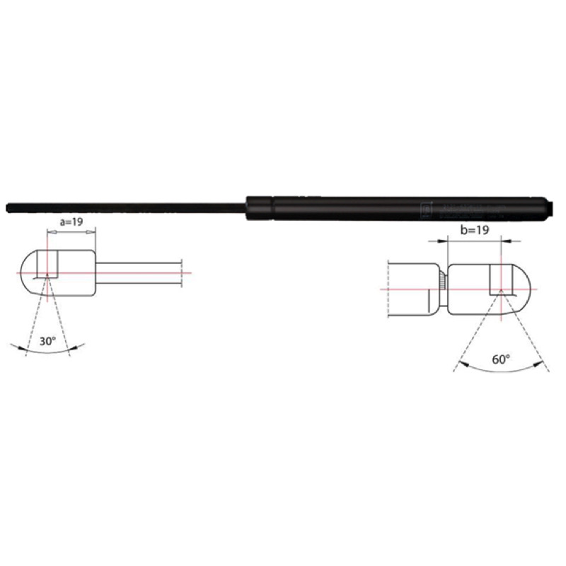 Αμορτ. αερίου, καπό κινητήρα