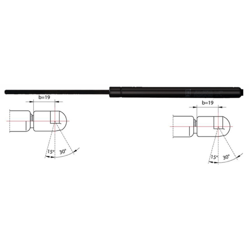Αμορτ. αερίου, καπό κινητήρα