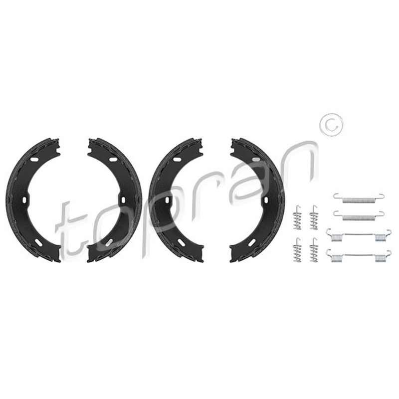 Σετ σιαγόνων φρένων, χειρόφρενο