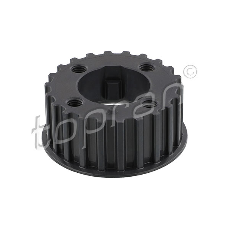 Οδοντοτροχός, στροφαλοφόρος άξονας