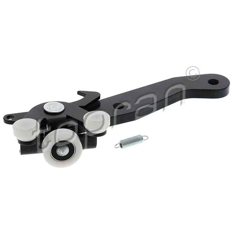 Οδηγός με κυλινδράκια, συρόμενη πόρτα