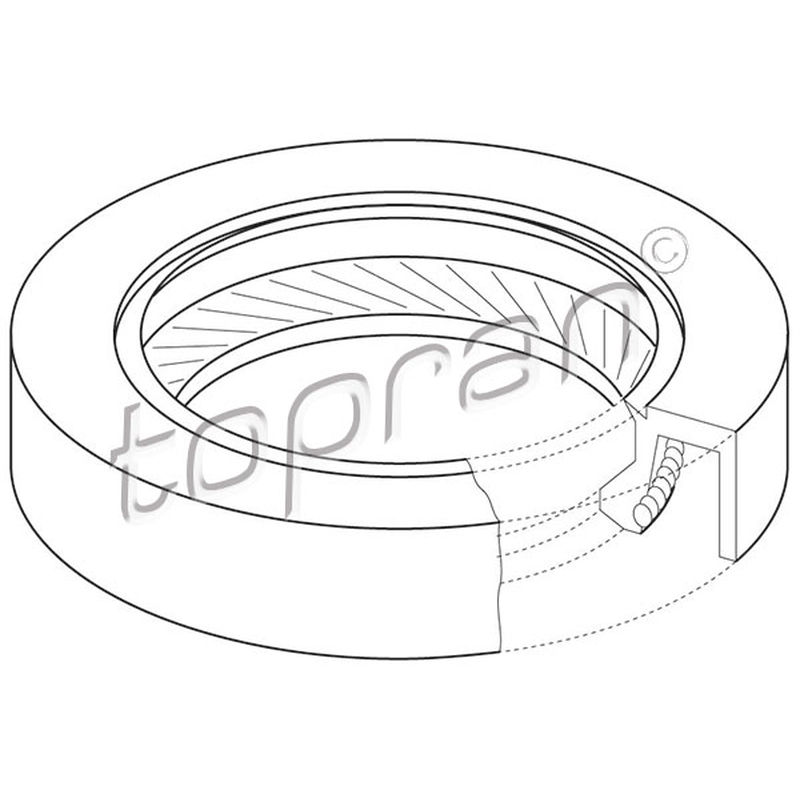 Τσιμούχα, στροφαλ. άξονας