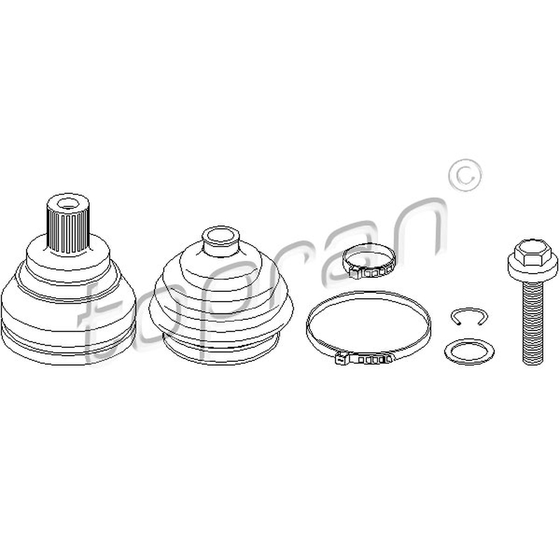 Σετ άρθρωσης, άξονας μετάδ. κίν.
