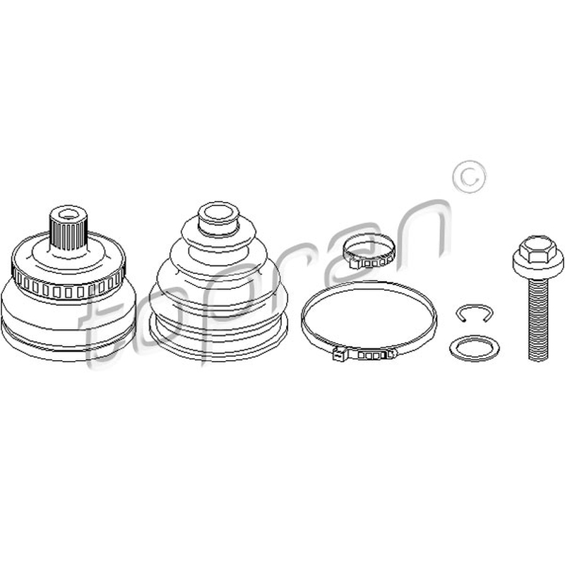 Σετ άρθρωσης, άξονας μετάδ. κίν.